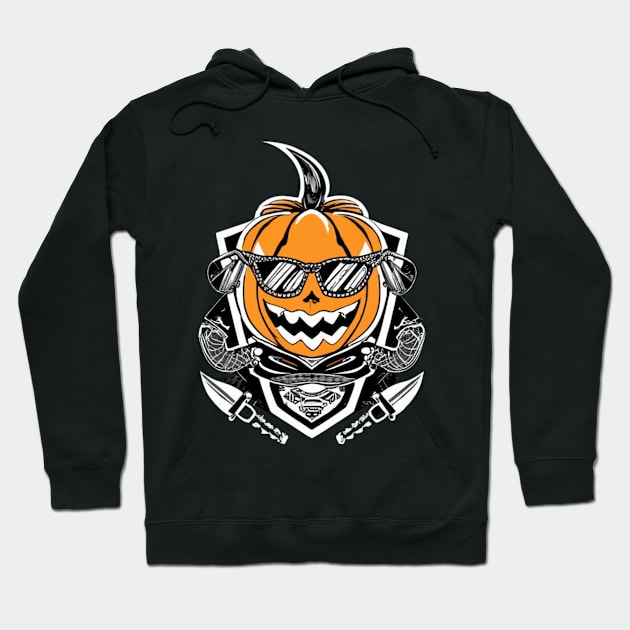 Coolest Pumpkin In The Patch Hoodie by BukovskyART